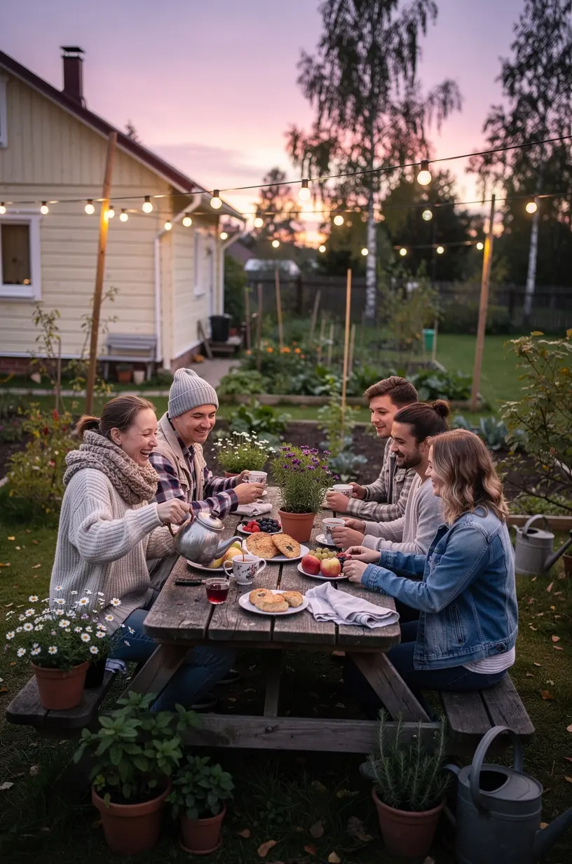 Įvairių džiovintų žolelių mišinys stiklinėje indelyje, paruoštas arbatos ruošimui.